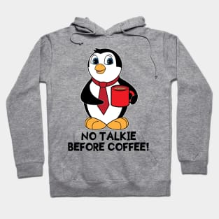 Penguin with Coffee Hoodie